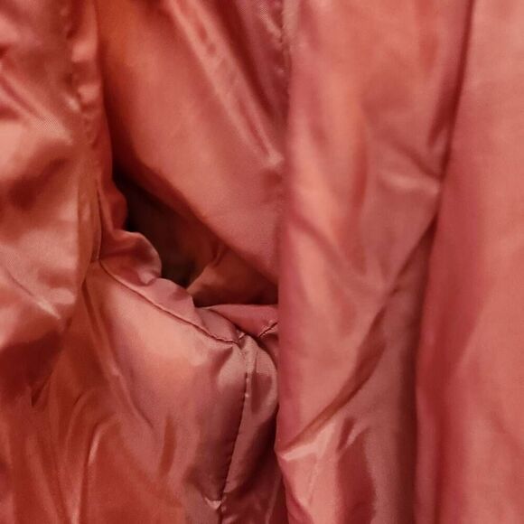 Vintage 1970s Women's Sherpa Lined Hooded Bomber Style Jacket Hong Kong medium - Picture 7 of 10